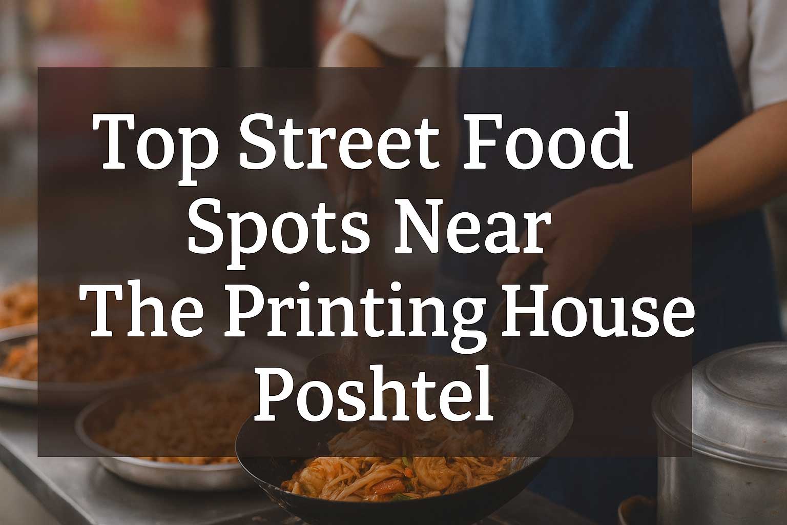 Street Food Near The Printing House Poshtel